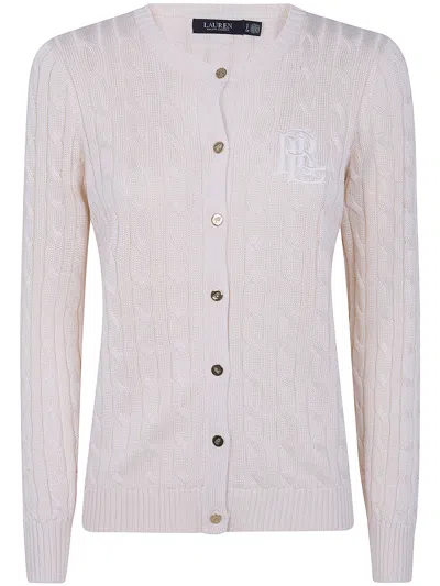 Ralph Lauren Sweater Cardigan "200p14040" In White