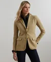 Ralph Lauren Sweater-knit Blazer In Brown