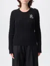 Ralph Lauren Montiva Long Sleeve Pullover In Black