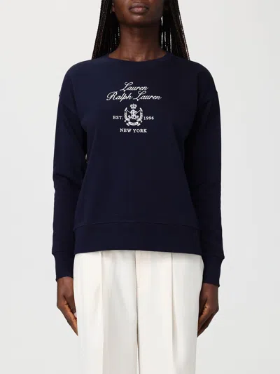 Ralph Lauren Long-sleeved Sweatshirt In Blue