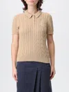 Ralph Lauren Polo Shirt Lauren  Woman Color Brown In Brown