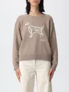 Ralph Lauren Knit Pullover Sweater In Brown
