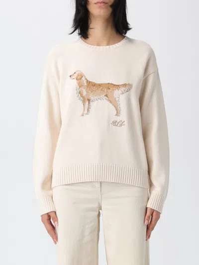 RALPH LAUREN SWEATER LAUREN RALPH LAUREN WOMAN COLOR NATURAL,434489067
