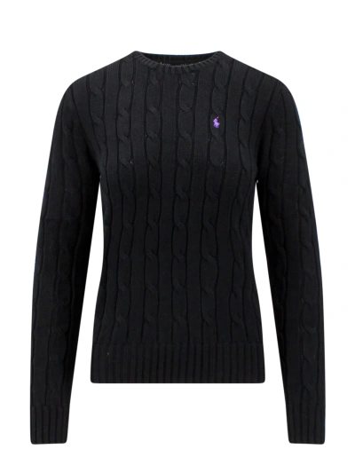 Ralph Lauren Sweater In Polo Black
