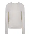 Ralph Lauren Sweater Round Neck Pullover In White