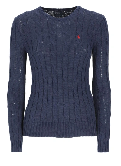 Ralph Lauren Sweater With Pony In Blue