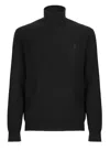 Ralph Lauren Sweater With Pony Logo In Black