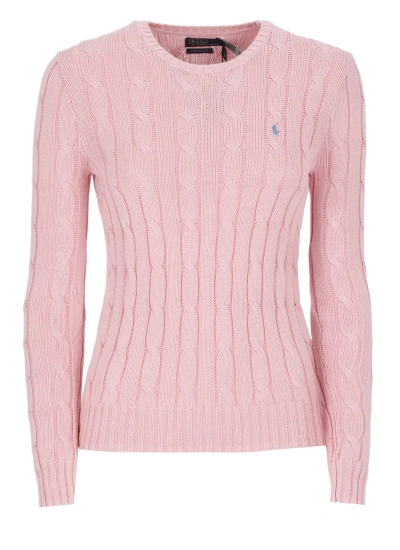 Ralph Lauren Sweater With Pony In Pink