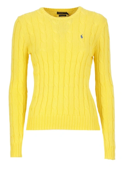 Ralph Lauren Sweater With Pony In Yellow