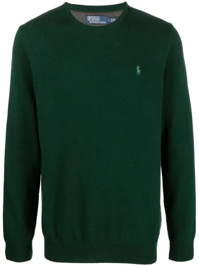 Ralph Lauren Crew-neck Jumper In Green