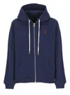 Ralph Lauren Hoodie With Pony In Blue