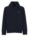 Ralph Lauren Pony Hoodie In Blue