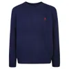 Ralph Lauren Logo Sweater In Blue
