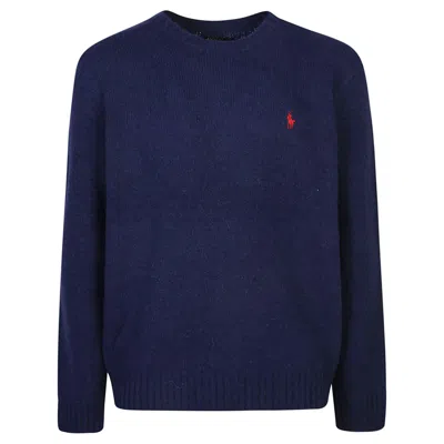 RALPH LAUREN SWEATERS BLUE