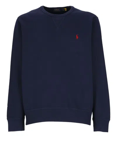 Ralph Lauren Pony Sweatshirt In Blue