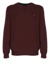Ralph Lauren Pony Sweater In Brown