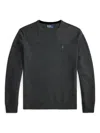 Ralph Lauren Marled Wool-blend Sweater In Gray