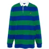 Polo Ralph Lauren The Iconic Rugby Shirt In Green/blue