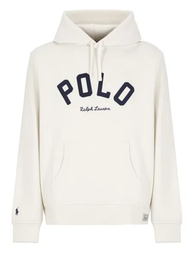 Ralph Lauren Hoodie With Logo In White