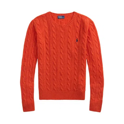 RALPH LAUREN SWEATERS ORANGE