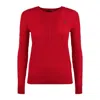 Polo Ralph Lauren Cable-knit Wool-cashmere Sweater In Red
