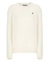 Ralph Lauren Pony Sweater In Neutral
