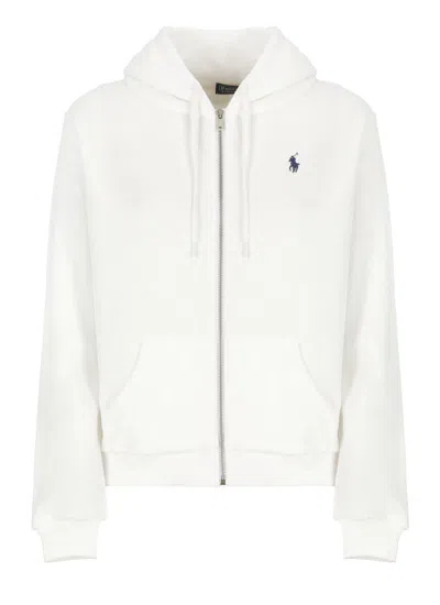 RALPH LAUREN POLO RALPH LAUREN POLO PONY MOTIF ZIPPED HOODIE