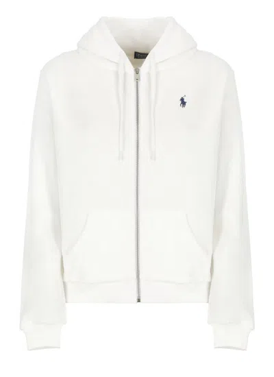 RALPH LAUREN POLO RALPH LAUREN POLO PONY MOTIF ZIPPED HOODIE