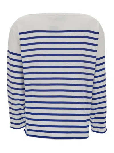 Ralph Lauren Sweaters In White/blue