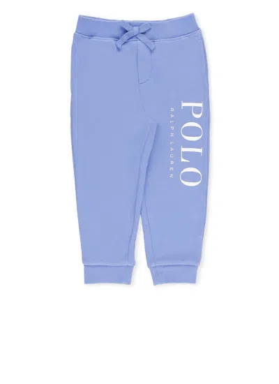 Ralph Lauren Babies' Sweatpants With Logo In Blue