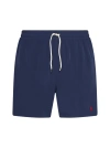 Polo Ralph Lauren Boxer Navy Blue Swim Trunks With Logo In Newport Navy