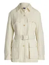 Ralph Lauren Sydney Belted Linen-canvas Jacket