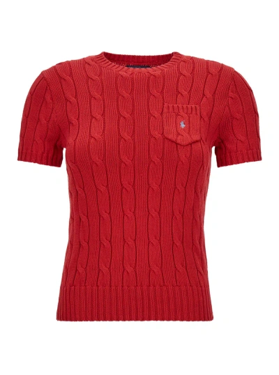 Ralph Lauren T-shirt In Burgundy