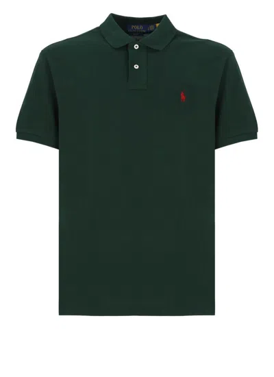 Ralph Lauren Dark Green Embroidered Logo Polo