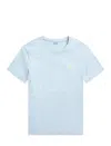 Polo Ralph Lauren Custom Slim Fit Jersey Crewneck T-shirt Man T-shirt Sky Blue Size Xxl Cotton