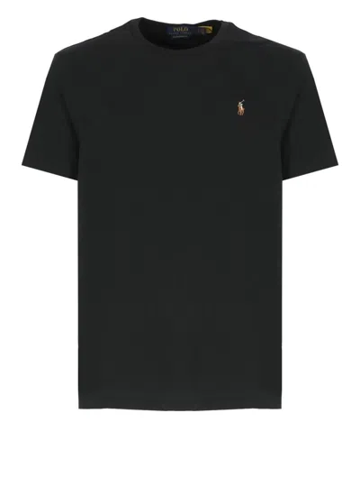 Ralph Lauren Pony T-shirt In Black