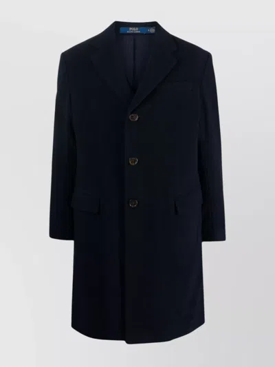Ralph Lauren Tailored Coats Featuring Dart Detailing In Blue