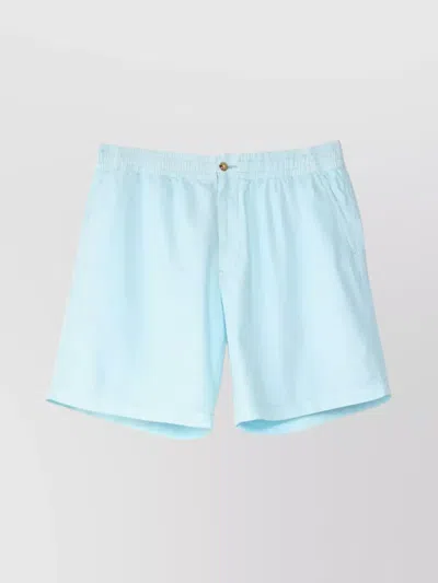 Ralph Lauren Tailored Shorts With Functional Pockets In Blue