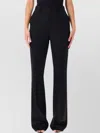 Ralph Lauren Tailored Slim Leg Wool Trousers In Black