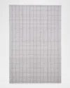 Ralph Lauren Tamworth Check Hand-woven Rug, 11' X 15' In Gray