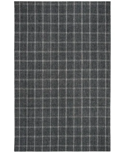 Ralph Lauren Tamworth Check Lrl6450a 9'x12' Area Rug In Gray