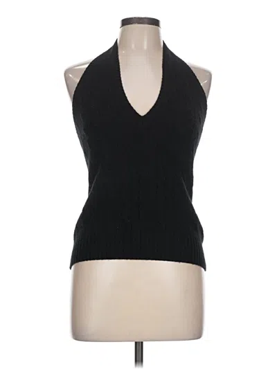 Pre-owned Ralph Lauren Tank Top Black Halter Neckline Tops