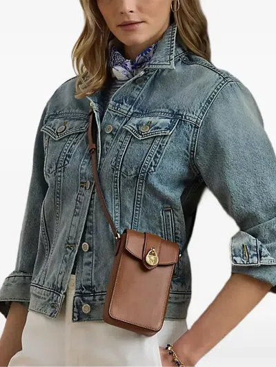 Ralph Lauren Tanner Cross Body Bag In Brown