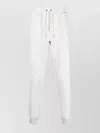 Ralph Lauren Tapered Leg Joggers With Elastic Waistband In White
