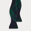Ralph Lauren Tartan Wool Bow Tie In Green