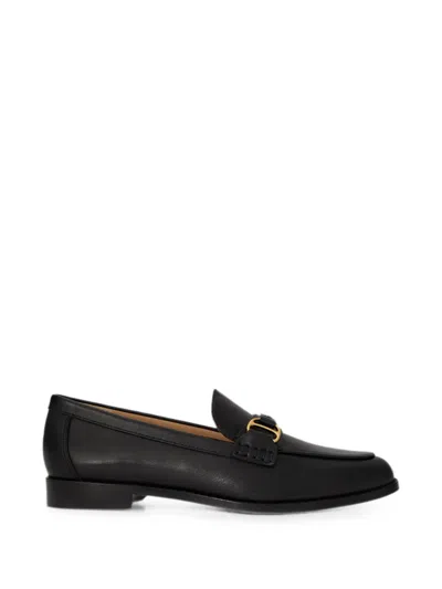 Ralph Lauren Tasha D-ring Leather Loafers In Multi