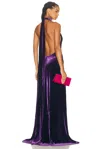 Ralph Lauren Tatum Gown In Purple
