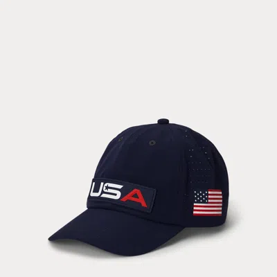 Ralph Lauren Kids' Team Usa Ball Cap In Refined Navy In Blue