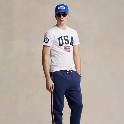 Polo Ralph Lauren Team Usa Jersey T-shirt In White