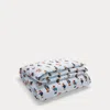 Polo Ralph Lauren Teddy Bear Stripe Duvet Set In Blue